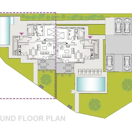 Complex Of 2 Olivia-aurora With 2 Private Pools For Up To 20 Persons Only 200m From The Villa Banjole